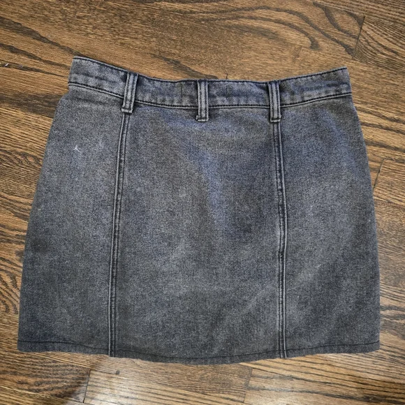 Free People Black Denim Skirt - Picture 5 of 5